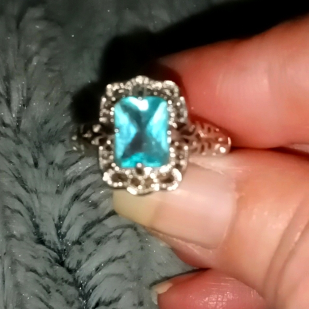 Aquamarine ring
